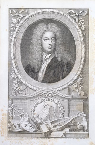 Joseph Addison, 1748 door Godfrey Kneller